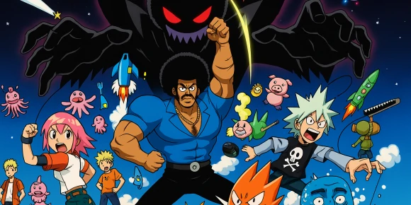 Бобобо-бо Бо-бобо — баннер