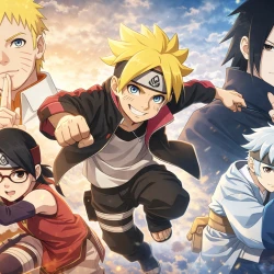 Боруто: Наруто. Фильм — постер аниме