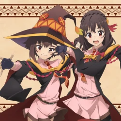 Да благословит взрыв сей расчудесный мир! — постер аниме