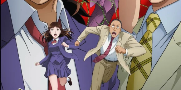 Дело ведёт юный детектив Киндаити: Возвращение [ТВ-1] — баннер