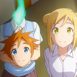 Деми хотят поболтать — постер аниме