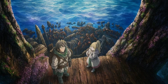 Кайна в великом Снежном море: Звёздный мудрец — баннер