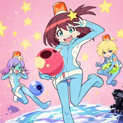 Космический патруль Лулуко — постер аниме