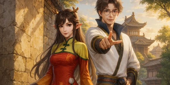 Лавка целебных снадобий из другого мира — баннер