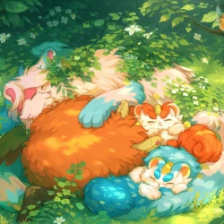 Мифические звери 4 — постер аниме