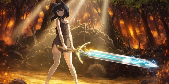 О моём перерождении в меч [ТВ-1] — баннер