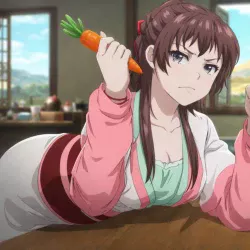 Очаровательная богиня еды 3 — постер аниме