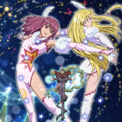 Огни Пёстрой Арены — постер аниме