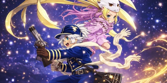 Почтовая пчела: Свет и синяя ночная фантазия — баннер