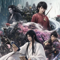 Путь к небу — постер аниме