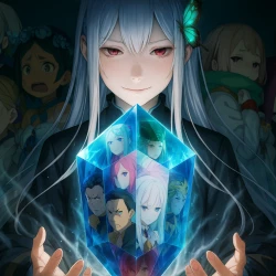 Re: Жизнь в альтернативном мире с нуля [ТВ-2, 1 часть] — постер аниме