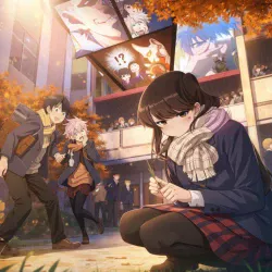 У Коми проблемы с общением [ТВ-2] — постер аниме