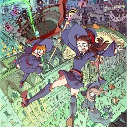 Академия ведьмочек: Колдовской парад — постер аниме