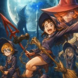 Академия ведьмочек [ТВ] — постер аниме