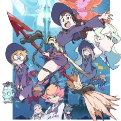 Академия ведьмочек — постер аниме