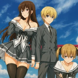 Аки и Сора OVA-2 — постер аниме