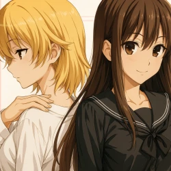 Аки и Сора — постер аниме