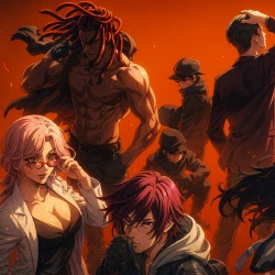 Акудама Драйв — постер аниме