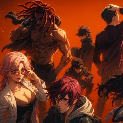 Акудама Драйв — постер аниме