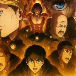 Атака титанов: Крылья свободы — постер аниме