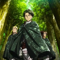 Атака титанов OVA-1 — постер аниме