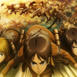 Атака титанов [ТВ-1] — постер аниме