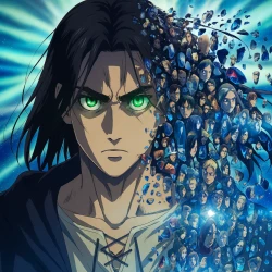 Атака титанов [ТВ-4, часть 2] — постер аниме