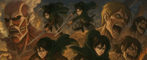 Атака титанов — баннер