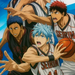 Баскетбол Куроко: Основные моменты Зимнего кубка. Свет и тень — постер аниме