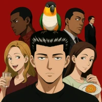 Басня — постер аниме