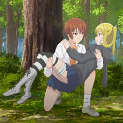 Бездельные дни старшеклассницы — постер аниме