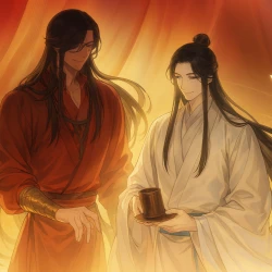 Благословение небожителей 2 — постер аниме