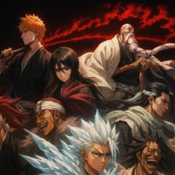 Блич [ТВ-1] — постер аниме