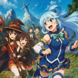 Богиня благословляет этот прекрасный мир: Багровая легенда