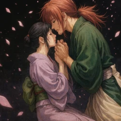 Бродяга Кэнсин OVA-2 — постер аниме