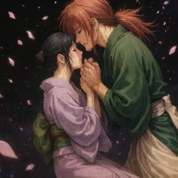 Бродяга Кэнсин OVA-2 — постер аниме