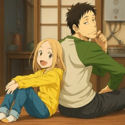 Брошенный кролик — постер аниме