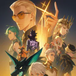 Быть героем Икс — постер аниме