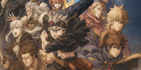 Чёрный клевер: Меч короля магов — баннер