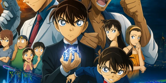 Детектив Конан 23: Голубой сапфир — баннер