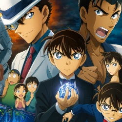 Детектив Конан 23: Голубой сапфир — постер аниме