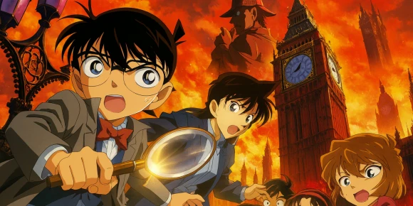 Детектив Конан 6: Призрак Бэйкер-стрит — баннер