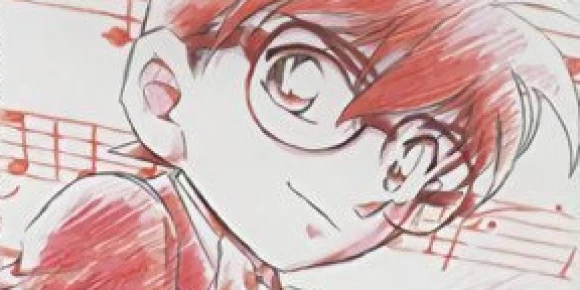 Детектив Конан: Дело о таинственной стене и чёрном лабрадоре — баннер