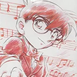 Детектив Конан: Дело о таинственной стене и чёрном лабрадоре — постер аниме