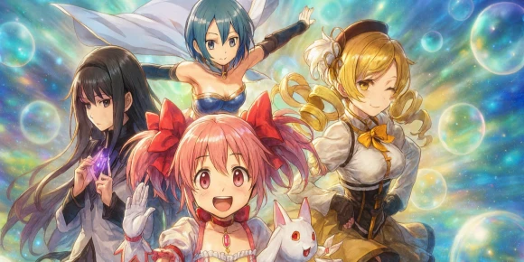 Девочка-волшебница Мадока [ТВ] — баннер