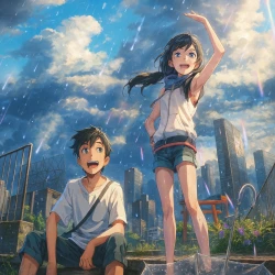 Дитя погоды — постер аниме