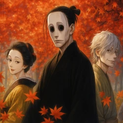 Дом Пяти листьев — постер аниме