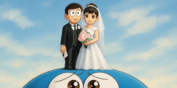 Дораэмон: Останься со мной 2 — баннер