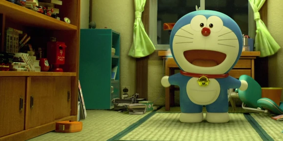 Дораэмон: Останься со мной — баннер