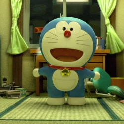 Дораэмон: Останься со мной — постер аниме